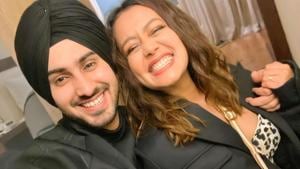 Neha Kakkar styled herself and Rohanpreet Singh on New Year’s Eve. Neha Kakkar styled herself and Rohanpreet Singh on New Year’s Eve.