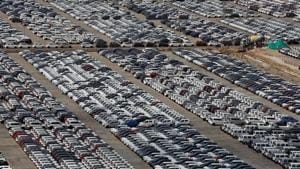 Cars are seen parked at Maruti Suzuki's plant at Manesar, in the northern state of Haryana, India.(Reuters/ File photo) Cars are seen parked at Maruti Suzuki's plant at Manesar, in the northern state of Haryana, India.(Reuters/ File photo)