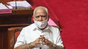 The Chief Minister later met Singh, who arrived in the state capital, ahead of their travel to Shivamogga Singh is on a visit to the state to participate in the special meeting of the state BJP and also its core committee in Shivamogga on Saturday and Sunday.(PTI) The Chief Minister later met Singh, who arrived in the state capital, ahead of their travel to Shivamogga Singh is on a visit to the state to participate in the special meeting of the state BJP and also its core committee in Shivamogga on Saturday and Sunday.(PTI)