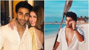 Tara Sutaria is often seen with Aadar Jain at various Kapoor family functions. Tara Sutaria is often seen with Aadar Jain at various Kapoor family functions.
