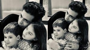 Karan Johar had shared a picture with his kids to wish fans on new year. Karan Johar had shared a picture with his kids to wish fans on new year.