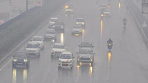 This is the second day in a row that Delhi has received rainfall in the early hours of the morning. The city had received rainfall with thunderstorms and lightning on Saturday.(PTI) This is the second day in a row that Delhi has received rainfall in the early hours of the morning. The city had received rainfall with thunderstorms and lightning on Saturday.(PTI)
