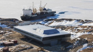 The team was given a formal send off at the Mormugao Port Trust (MPT) in Vasco town of South Goa on Monday by senior officials of the National Centre for Polar and Ocean Research , the Indian Oil Corporation (IOC) and the India Post, which has released a special stamp to mark the occasion. In picture - Indian research base Bharati in Antarctica.(NCPOR) The team was given a formal send off at the Mormugao Port Trust (MPT) in Vasco town of South Goa on Monday by senior officials of the National Centre for Polar and Ocean Research , the Indian Oil Corporation (IOC) and the India Post, which has released a special stamp to mark the occasion. In picture - Indian research base Bharati in Antarctica.(NCPOR)