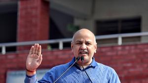 Delhi deputy chief minister Manish Sisodia.(ANI) Delhi deputy chief minister Manish Sisodia.(ANI)