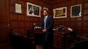 Adar Poonawalla, Chief Executive Officer (CEO) of the Serum Institute of India poses for a picture inside his office at the Serum Institute of India, in Pune.(REUTERS) Adar Poonawalla, Chief Executive Officer (CEO) of the Serum Institute of India poses for a picture inside his office at the Serum Institute of India, in Pune.(REUTERS)