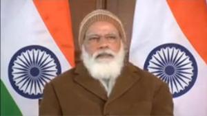 Prime Minister Narendra Modi inaugurated the Kochi-Mangaluru natural gas pipeline through video conferencing.(BJP/YouTube screengrab) Prime Minister Narendra Modi inaugurated the Kochi-Mangaluru natural gas pipeline through video conferencing.(BJP/YouTube screengrab)
