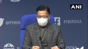 Bhushan at the beginning of the briefing had said that the total active coronavirus cases in India were less than 250,000 and were continuing to decline adding that the positivity stood at 1.97 per cent.(ANI Photo) Bhushan at the beginning of the briefing had said that the total active coronavirus cases in India were less than 250,000 and were continuing to decline adding that the positivity stood at 1.97 per cent.(ANI Photo)