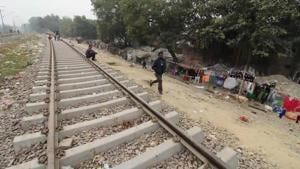 A resident of Hathorha village under Roza police station, the man had allegedly laid himself down on the tracks with the intention of killing himself, police said.(HT File Photo) A resident of Hathorha village under Roza police station, the man had allegedly laid himself down on the tracks with the intention of killing himself, police said.(HT File Photo)