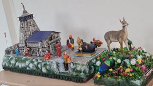 A sample of Uttarakhand’s tableau selected for the upcoming Republic Day parade.(HT PHOTO.) A sample of Uttarakhand’s tableau selected for the upcoming Republic Day parade.(HT PHOTO.)