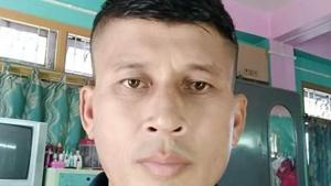 Assistant Sub-Inspector Binoy Meetei was part of a NDRF team to fight the Dzukou Valley wildfire.(HT PHOTO) Assistant Sub-Inspector Binoy Meetei was part of a NDRF team to fight the Dzukou Valley wildfire.(HT PHOTO)