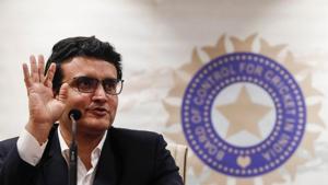 Former Indian cricketer and current BCCI (Board Of Control for Cricket in India) president Sourav Ganguly.(REUTERS) Former Indian cricketer and current BCCI (Board Of Control for Cricket in India) president Sourav Ganguly.(REUTERS)