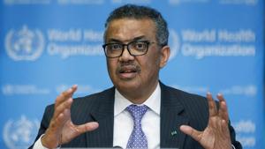 Tedros Adhanom Ghebreyesus said members of the international scientific team have begun to leave from their home countries to China.(AP) Tedros Adhanom Ghebreyesus said members of the international scientific team have begun to leave from their home countries to China.(AP)