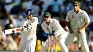Sachin Tendulkar batting against Australia in the Sydney Test in 2003(Twitter) Sachin Tendulkar batting against Australia in the Sydney Test in 2003(Twitter)