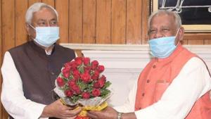 Jitan Ram Manjhi clarified that one Council seat to be sought would not be filled by any of his family members but would go to a party leader. (Photo @JitanramMajhi) Jitan Ram Manjhi clarified that one Council seat to be sought would not be filled by any of his family members but would go to a party leader. (Photo @JitanramMajhi)