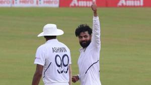 Photo of Ravichandran Ashwin (R) and Ravindra Jadeja (L)(Twitter) Photo of Ravichandran Ashwin (R) and Ravindra Jadeja (L)(Twitter)