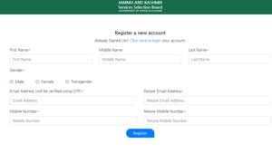 JKSSB Recruitment 2021.(Screengrab) JKSSB Recruitment 2021.(Screengrab)