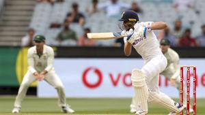India's Shubman Gill bats during play on day two of the second cricket test between India and Australia at the Melbourne Cricket Ground, Melbourne, Australia, Sunday, Dec. 27, 2020. (AP Photo/Asanka Brendon Ratnayake)(AP) India's Shubman Gill bats during play on day two of the second cricket test between India and Australia at the Melbourne Cricket Ground, Melbourne, Australia, Sunday, Dec. 27, 2020. (AP Photo/Asanka Brendon Ratnayake)(AP)