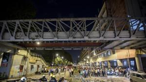 Himalaya bridge collapsed on March 14, 2019.(HT FILE) Himalaya bridge collapsed on March 14, 2019.(HT FILE)