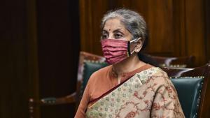 This was the second review meeting by Sitharaman with various ministries and departments to monitor and accelerate NIP project implementation.(PTI Photo) This was the second review meeting by Sitharaman with various ministries and departments to monitor and accelerate NIP project implementation.(PTI Photo)