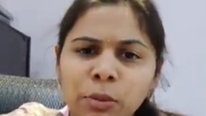 File photo of former Andhra minister Bhuma Akhila Priya. (Videograb) File photo of former Andhra minister Bhuma Akhila Priya. (Videograb)