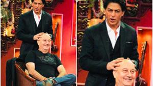 Anupam Kher and Shah Rukh Khan have worked in a number of films together. Anupam Kher and Shah Rukh Khan have worked in a number of films together.