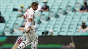 Australia's David Warner walks from the field after he was dismissed for five runs during play on day one of the third cricket test between India and Australia at the Sydney Cricket Ground, Sydney, Australia, Thursday, Jan. 7, 2021.(AP) Australia's David Warner walks from the field after he was dismissed for five runs during play on day one of the third cricket test between India and Australia at the Sydney Cricket Ground, Sydney, Australia, Thursday, Jan. 7, 2021.(AP)