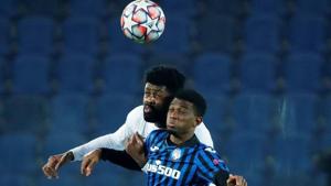 FILE PHOTO: Soccer Football - Champions League - Group D - Atalanta v FC Midtjylland - Stadio Atleti Azzurri, Bergamo, Italy - December 1, 2020 FC Midtjylland's Manjrekar James in action with Atalanta's Amad Diallo REUTERS/Alessandro Garofalo/File Photo(REUTERS) FILE PHOTO: Soccer Football - Champions League - Group D - Atalanta v FC Midtjylland - Stadio Atleti Azzurri, Bergamo, Italy - December 1, 2020 FC Midtjylland's Manjrekar James in action with Atalanta's Amad Diallo REUTERS/Alessandro Garofalo/File Photo(REUTERS)