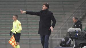 PSG's head coach Mauricio Pochettino gestures during the French League One soccer match between Saint-Etienne and Paris Saint-Germain at the Geoffroy Guichard stadium, in Saint-Etienne, central France, Wednesday, Jan. 6, 2021.(AP) PSG's head coach Mauricio Pochettino gestures during the French League One soccer match between Saint-Etienne and Paris Saint-Germain at the Geoffroy Guichard stadium, in Saint-Etienne, central France, Wednesday, Jan. 6, 2021.(AP)