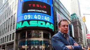 CEO of Tesla Motors Elon Musk poses during a television interview after his company's initial public offering at the NASDAQ market in New York.(Reuters/ File photo) CEO of Tesla Motors Elon Musk poses during a television interview after his company's initial public offering at the NASDAQ market in New York.(Reuters/ File photo)