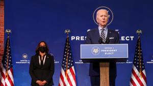 US President-elect Joe Biden and US Vice President-elect Kamala Harris’ victory in US elections has been formally certified by the US Congress.(REUTERS) US President-elect Joe Biden and US Vice President-elect Kamala Harris’ victory in US elections has been formally certified by the US Congress.(REUTERS)