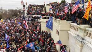 Supporters of US President Donald Trump gather in front of the US Capitol Building in Washington.(REUTERS) Supporters of US President Donald Trump gather in front of the US Capitol Building in Washington.(REUTERS)
