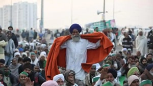 The ongoing farmers’ agitation against the three contentious agricultural laws entered day 44 on Friday.(Sanchit Khanna /Hindustan Times) The ongoing farmers’ agitation against the three contentious agricultural laws entered day 44 on Friday.(Sanchit Khanna /Hindustan Times)