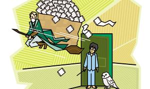 In Top Priority, inspired by the Harry Potter tales, fan fiction writer @JayGwen23 has Potter trying hard not to fight with Draco Malfoy over his new obsession with hoarding toilet rolls.(HT Illustrations: Mohit Suneja) In Top Priority, inspired by the Harry Potter tales, fan fiction writer @JayGwen23 has Potter trying hard not to fight with Draco Malfoy over his new obsession with hoarding toilet rolls.(HT Illustrations: Mohit Suneja)