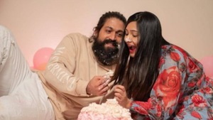 Yash and Radhika Pandit married in 2016. Yash and Radhika Pandit married in 2016.