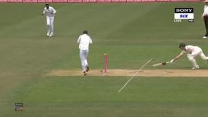 Screenshot of Ravindra Jadeja’s direct hit that ran Steve Smith out.(Twitter/Wasim Jaffer) Screenshot of Ravindra Jadeja’s direct hit that ran Steve Smith out.(Twitter/Wasim Jaffer)