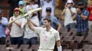 Australia's Steve Smith waves to the crowd as he walks from the field after he was run out 131 runs during play on day two of the third cricket test between India and Australia at the Sydney Cricket Ground, Sydney, Australia, Friday, Jan. 8, 2021. (AP Photo/Rick Rycroft)(AP) Australia's Steve Smith waves to the crowd as he walks from the field after he was run out 131 runs during play on day two of the third cricket test between India and Australia at the Sydney Cricket Ground, Sydney, Australia, Friday, Jan. 8, 2021. (AP Photo/Rick Rycroft)(AP)
