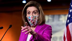 US House Speaker Nancy Pelosi (D-CA) speaks to reporters.(REUTERS) US House Speaker Nancy Pelosi (D-CA) speaks to reporters.(REUTERS)