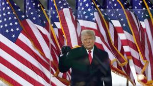 Facebook on Thursday suspended US President Donald Trump’s Facebook and Instagram accounts indefinitely, while Twitter had on Wednesday said Trump’s account will be blocked unless he deletes three tweets.(AP Photo) Facebook on Thursday suspended US President Donald Trump’s Facebook and Instagram accounts indefinitely, while Twitter had on Wednesday said Trump’s account will be blocked unless he deletes three tweets.(AP Photo)
