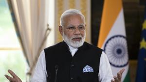The theme of the convention, aimed at encouraging Indian diaspora to be part of socio-economic development in India, is “Contributing to Aatmanirbhar Bharat”, Prime Minister’s Office (PMO) said in a statement.(AP) The theme of the convention, aimed at encouraging Indian diaspora to be part of socio-economic development in India, is “Contributing to Aatmanirbhar Bharat”, Prime Minister’s Office (PMO) said in a statement.(AP)