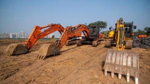 The Metro car shed site was moved from Aarey Colony to Kanjurmarg.(HT PHOTO) The Metro car shed site was moved from Aarey Colony to Kanjurmarg.(HT PHOTO)