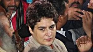 Congress general secretary Priyanka Gandhi Vadra also discussed the way forward for the agitation against the farm laws with party leaders.(PTI Photo) Congress general secretary Priyanka Gandhi Vadra also discussed the way forward for the agitation against the farm laws with party leaders.(PTI Photo)