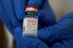 The Moderna vaccine works in a similar way to the Pfizer/BioNTech vaccine that is already being offered by the National Health Service (NHS).(Reuters) The Moderna vaccine works in a similar way to the Pfizer/BioNTech vaccine that is already being offered by the National Health Service (NHS).(Reuters)