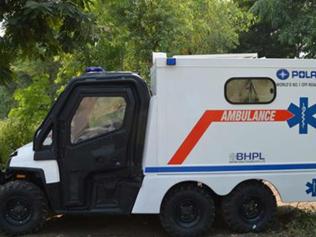 Polaris-displays-off-road-ambulance Polaris-displays-off-road-ambulance