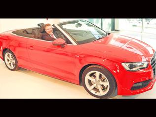 Audi-India-head-Joe-King-in-the-A3-cabriolet