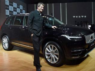 Volvo-Auto-India-s-Managing-Director-Tomas-Ernberg-during-launch-of-the-new-SUV-XC90-in-Mumbai-on-Tuesday--Photo-PTI Volvo-Auto-India-s-Managing-Director-Tomas-Ernberg-during-launch-of-the-new-SUV-XC90-in-Mumbai-on-Tuesday--Photo-PTI