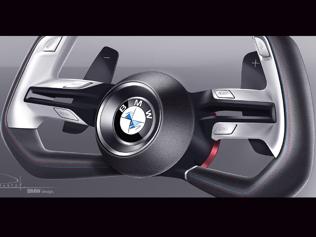 A teaser image has been revealed by BMW ahead of the premiere of two concept cars next month. Photo:AFP A teaser image has been revealed by BMW ahead of the premiere of two concept cars next month. Photo:AFP