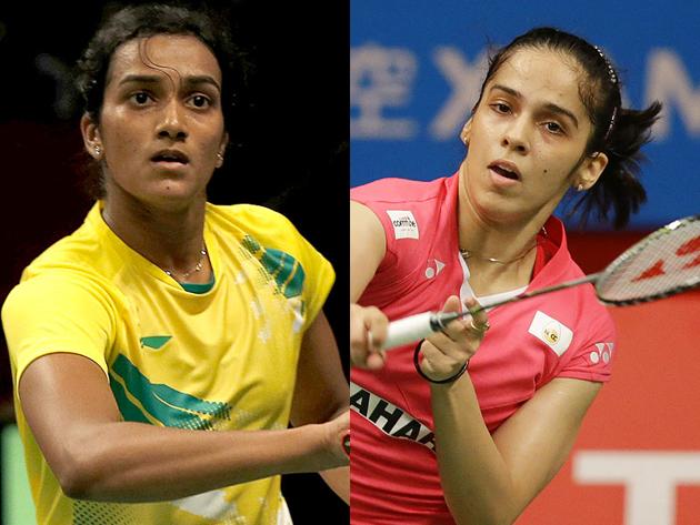 Saina Nehwal and PV Sindhu could face each other in the quarterfinals of the Indian Open Super Series event. (HT Photo) Saina Nehwal and PV Sindhu could face each other in the quarterfinals of the Indian Open Super Series event. (HT Photo)