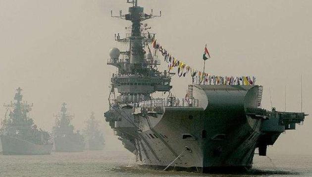 A Myanmar Navy delegation has asked Indian Navy to set up training facilities on meteorology and oceanography.(HT File)
