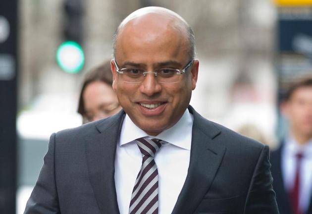 Sanjeev Gupta, the head of steel and metals company Liberty House arrives at the Department for Business, Innovation and Skills for talks in central London.(AFP file photo)