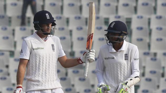 Joe Root scored his 25th Test fifty as he provided some resistance (Photo by: Deepak Malik/ BCCI/ SPORTZPICS)